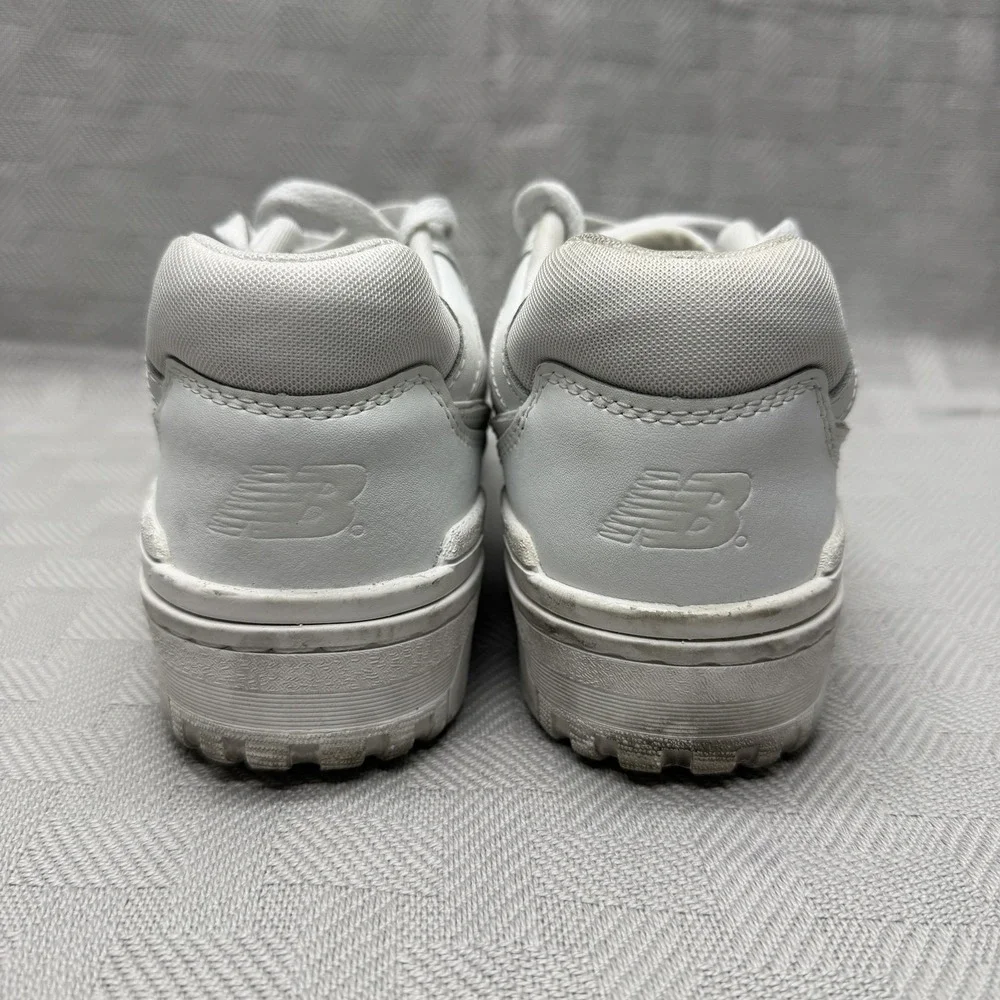 New Balance 550 Shoes Mens Size 7 Triple White Low Top Basketball‎ BB550WWW